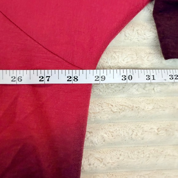 Lane Bryant Livi Active Womens Pink Purple Ombre Long Sleeve Top Size 18/20 Plus - Picture 3 of 6